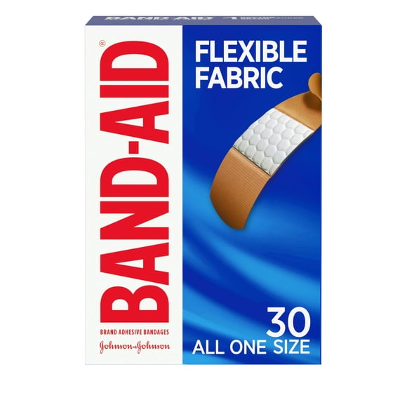 Band-Aid Apósitos adhesivos de tela flexible 30 unidades