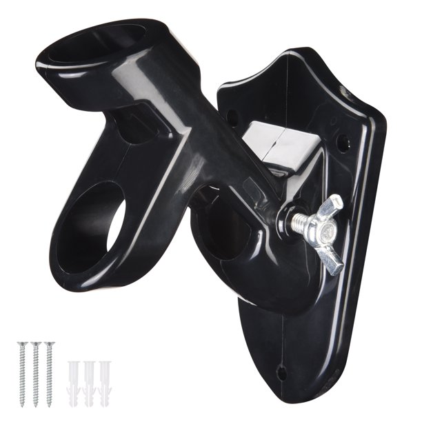 Wall Mount Flagpole Holder Bracket 2 Positions Rust Free for 1" Flag Pole Yard