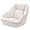 White and red, variant on Captain Bucket Seat, Marine Vinyl Boat Chair with Thickened Sponge Padding & Ergonomic Backrest, 42Cm Wide Pontoon Boat Seat