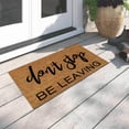 thumbnail image 4 of Yaouit Funny Doormat Don't Stop Be Leaving Doormat, Front Door Mat Entryway Outdoor Mat, Funny Welcome Mat Go Away Door Mat Housewarming Gift Porch Decor 15x23 Inches,Black, 4 of 5