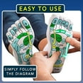 thumbnail image 5 of Dicasser Acupressure Reflexology Socks for Women and Men Foot Massage Socks Five Toe Separate Socks Cotton Reflexology Acupressure Charts Rod Included, 5 of 6
