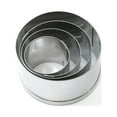 thumbnail image 3 of 4pcs Stainless Steel  Circle Cookie Fondant Cake Mould Cutter, 3 of 6
