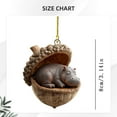 thumbnail image 3 of 6PC Christmas Trees Hanging Animal Ornaments – Cozy Christmas Ornaments 2D Acrylic Cute Animal Christmas Trees Hanging Decorations Rustic Nature Themed Home Decor Animal Lovers, 3 of 5