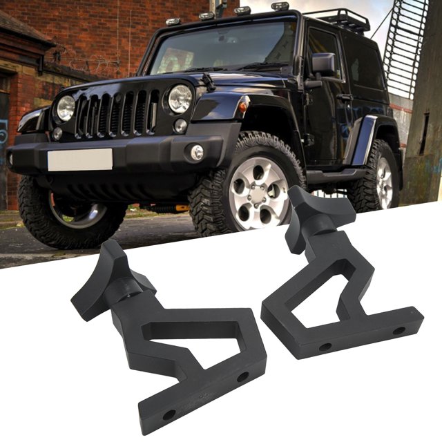 Piezas de Soporte de Soporte de Gato, Accesorio de Montaje de Elevación Liviano de Elevación Negra Resistente Para Automóvil