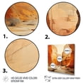 thumbnail image 3 of Designart "Bold horizon Canyon Desert V" Landscapes Floater Framed Canvas Art Print, 3 of 7