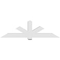 thumbnail image 4 of 84"W x 24 1/2"H x 6"D x 6"F, 7/12 Pitch, Kennewick Architectural Grade PVC Gable Bracket, 4 of 8