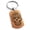 Rose, variant on Stainless Steel Day of the Dead Sugar Skull Engraved Dog Tag Keychain Keyring