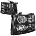 thumbnail image 1 of Faros delanteros DNA Motoring negros Silverado 1500/2500/3500 07-14, 1 of 7