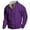 19Purple4, variant on VNKIDY Men's Western Vintage Solid Color Patchwork Printed Stand Tie Buckle Sweatshirt Male Long Sleeve Pullover Autumn Winter Streetwear Holiday