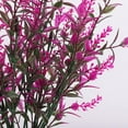 thumbnail image 7 of RECUTMS Outdoor Artificial Lavender Flowers UV Resistant Spring Decorations for Home Garden Porch(Fuchsia), 7 of 7