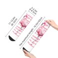 thumbnail image 4 of Pofeuu Flamingo Print 30cm Socks, Adult Running Hiking Socks for Youth and Adult, 4 of 7