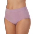 thumbnail image 3 of Carole Hochman Women's Multicolor 5-Pack Full Coverage Seamless Soft Brief Panties (Blue, S, 621210), 3 of 8