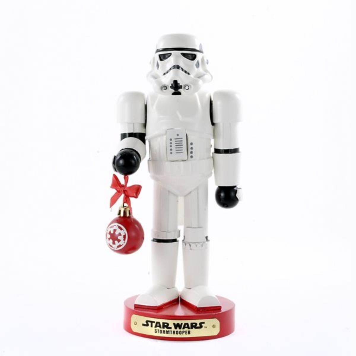 10" Star Wars Storm Trooper with Ball Decorative Christmas Nutcracker