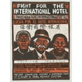 thumbnail image 2 of Rachael Romero 19x24 Black Ornate Framed Double Matted Museum Art Print Titled: Fight for the International Hotel. Decent Low-Income Housing is Everybody's Right. it is Right to Re, 2 of 5