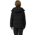 thumbnail image 6 of Wantdo Boy's Warm Winter Coat Recycled Insulated Winter Puffer Jacket Hooded Outerwear Jacket Black 10/12, 6 of 9