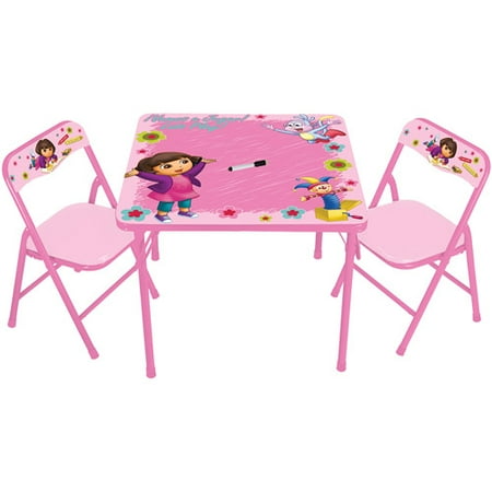 Nickelodeon Dora the Explorer Erasable Activity Table and Chair Set ... Nickelodeon Dora the Explorer Erasable Activity Table and Chair Set ...