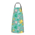 thumbnail image 2 of Vsdgher Happy Summer Waterproof Apron with 2 Pockets Kitchen Chef Aprons Bibs for Grooming Cooking Baking Painting Gardening, 2 of 8