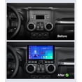 thumbnail image 3 of Estéreo de coche AINAVITO Jeep Wrangler JK 10" Wireless CarPlay, 3 of 9