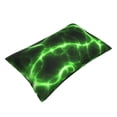 thumbnail image 3 of Bingfone Green Lightning Standard Size Pillowcase, Long Staple Pure Cotton Envelope Closure Pillow Cover,20"X30", 3 of 9