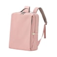 thumbnail image 4 of Mochila para ordenador portátil con cierre de cremallera, resistente al agua y a los arañazos. rosa, 4 of 9