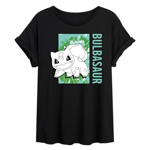 Pokémon - Tie Dye Bulbasaur - Juniors Ideal Flowy Muscle T-Shirt