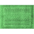 thumbnail image 1 of Ahgly Company Indoor Rectangle Abstract Emerald Green Modern Area Rugs, 4' x 6', 1 of 4