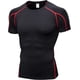 thumbnail image 3 of Alidamo Camiseta deportiva para hombre de secado rápido, entrenamiento, gimnasio, manga corta, 3 of 4