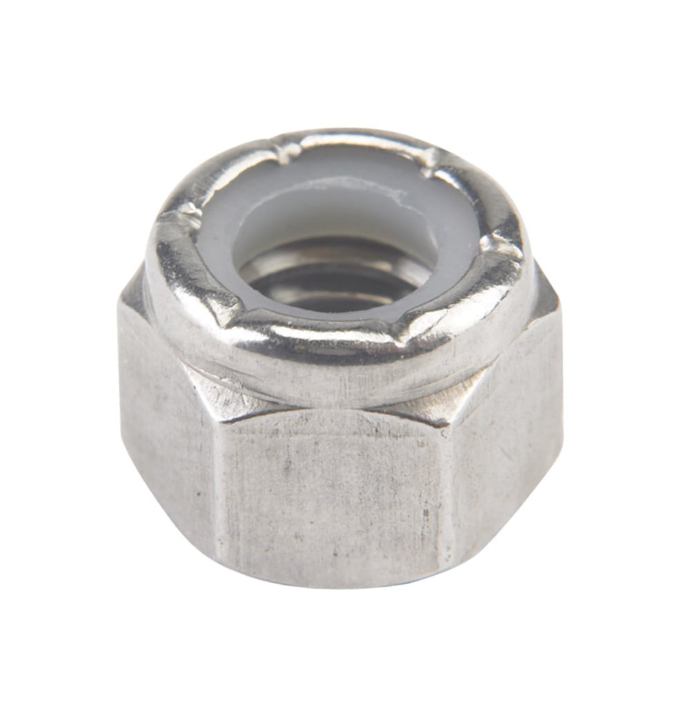 A2 stainless DIN 985-50PK 10mm M10 Nylon Insert Locking Nuts Nyloc 