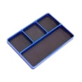 thumbnail image 4 of Terraxo Plateau Organisateur de Vis RC Étui de Rangement en Aluminium Porte-Outils avec Compartiments Organisation Adaptée pour Modèle RC Réparation Électronique Sm Bleu, 4 of 8