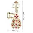 thumbnail image 6 of French Barrette Hair Clips Retro Hair Claw Clip Pipa Shape Vintage Alloy Hair Jaw Clips Hairpin Hair Updo Grip Hair Jaw Clamp Hair Catch Barrette for Women Girls (Golden) Pearl Headpiece, 6 of 7