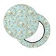 thumbnail image 2 of Balery Cute Honeybees Fundas de asiento para taburete de bar redondo de tela de terciopelo ajustables que protegen de arañazos y manchas para sillas de 14 a 17 pulgadas.-12 inch, 2 of 7