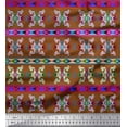 thumbnail image 1 of Soimoi Velvet Fabric Ikat Southwestern Printed Fabric 1 Yard 58 Inch Wide, 1 of 1