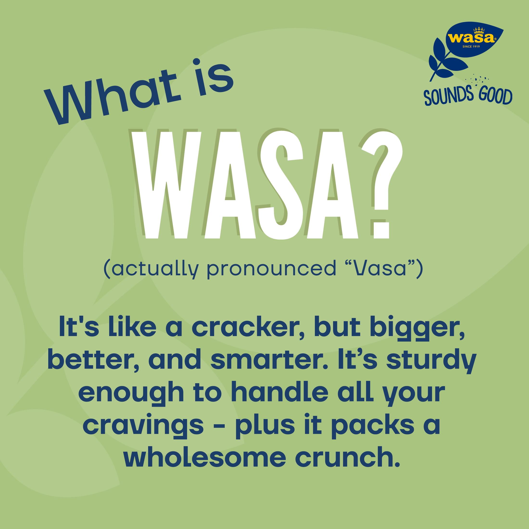 (2 pack) Wasa Multi Grain Crispbread, Multigrain Crackers, Non-GMO Ingredients, Fat Free, 9.7 oz