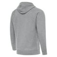 thumbnail image 3 of Men's Antigua  Heather Gray Bowman Gray Stadium Victory Pullover Hoodie, 3 of 3