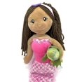 thumbnail image 2 of The Petting Zoo Mermaid Doll with Alligator Stuffed Animal- Great Gifts for Girls, Mermaid Plush Doll with Alligator Plush Toy, 17 inch (Dark Skin), 2 of 5