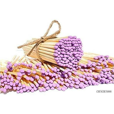 

3.75 Lavender Purple Craft Color Matches - Plus Free Striker!!! - Wholesale Bulk Safety Matches (Purple)