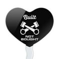 thumbnail image 2 of Built Not Bought Heart Love Cupcake Picks Toppers Decoration Set of 6, 2 of 6
