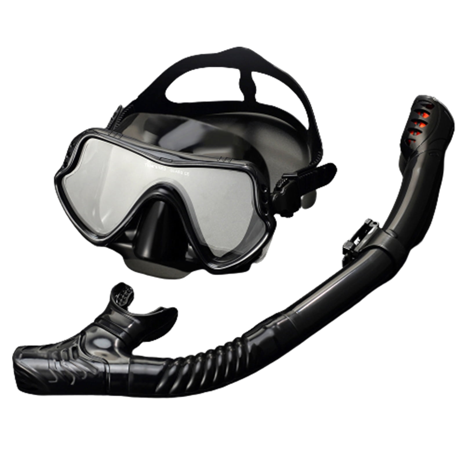 Premium Snorkel Set Adult with Mouthpieces Diving Masque Goggles