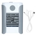 thumbnail image 1 of Ventilador de refrigeración portátil para el hogar humidificación pulverizador enfriador de aire mini acondicionador carga USB gris, 1 of 14