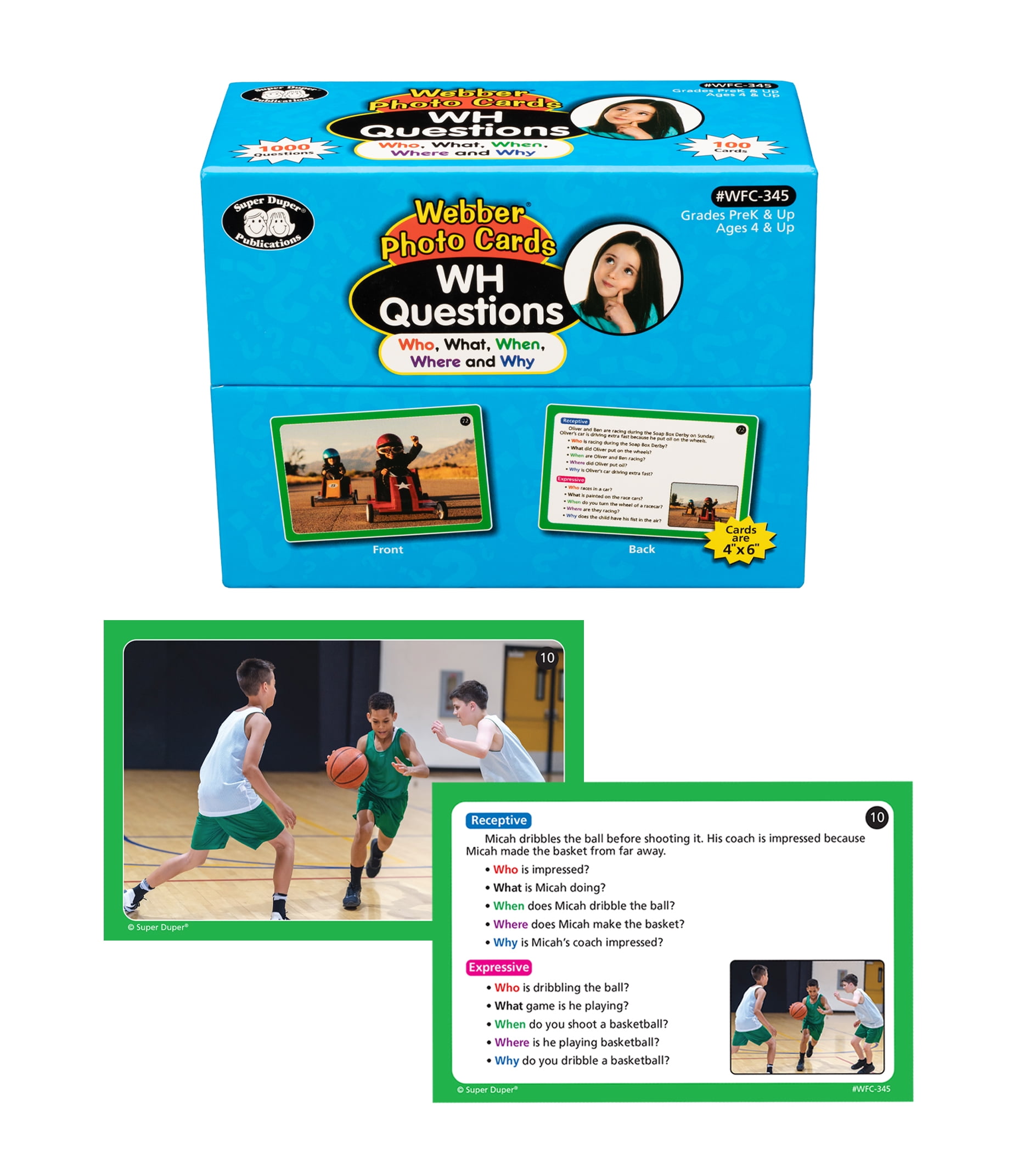 Super Duper Publications ber® Photo Cards WH Questions