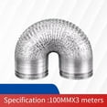 Aluminum Foil Pipe Ventilation Duct Aluminum Foil+Steel Wire Flexible