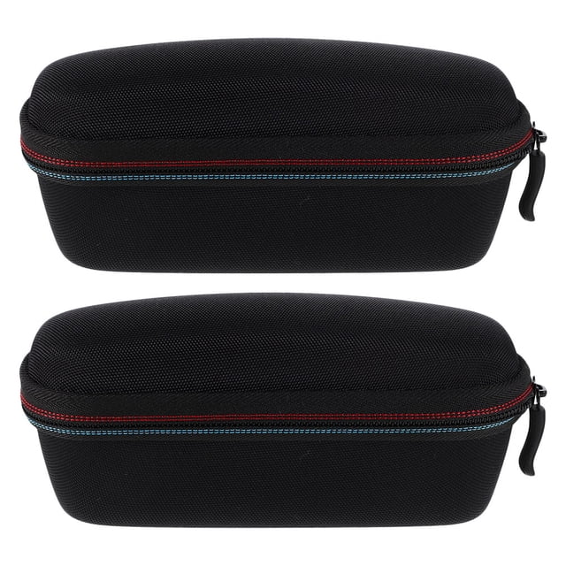 CRILSTYLEO 2Pcs Portable Thermometer Case Eva Material Black Hard Carrying Case for Travel