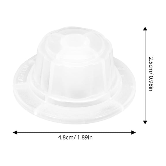 OUNONA 4-Pack Plastic Fan Blade Nut Covers Replacement Parts Compatible with Pedestal and Table Fans