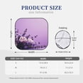 thumbnail image 3 of Honeii Lavender Roses Arrangement Print Foldable Car Sun Shade for Windshield, 2-Piece UV Protection Shade, Protects Car Interior, Ideal for Cars, Trucks, SUVs-Large, 3 of 6