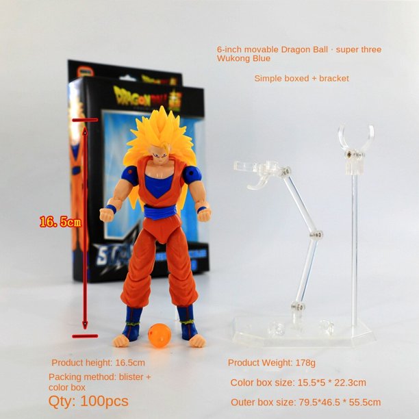 Figuras de acción de Dragon Ball Goku, colección de adornos de coche de PVC, juguetes para fanáticos, regalos de cumpleaños y Navidad, nueva versión Q