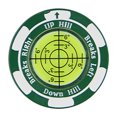 thumbnail image 1 of Herramienta Portátil Golf Medidor Pendiente Marcador Pelota Lector Verde, 1 of 9