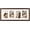 Distressed Brown, variant on , 8x20 Picture Frame, Grey, Collage Frame Display Four 4x6 Photos, Horizontal or Vertical, HD Tempered Glass, Real Wood Molding, Wall Hanging, 1 Pack