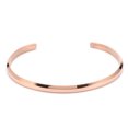 thumbnail image 5 of Bracelet Classique en Acier Titane Mode 18K Ouverture en Forme de C, 1 Ensemble de 4 Pcs, 5 of 5