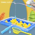 thumbnail image 2 of Juego de pesca de patos, estanque de piscina con 10 patitos, juego educativo para niños en edad preescolar FPF, 2 of 5