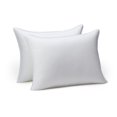thumbnail image 1 of Almohada alternativa de plumón para dormir de espalda, densidad media, tamaño estándar, 66 x 51 cm, paquete de 2, color blanco, 1 of 7